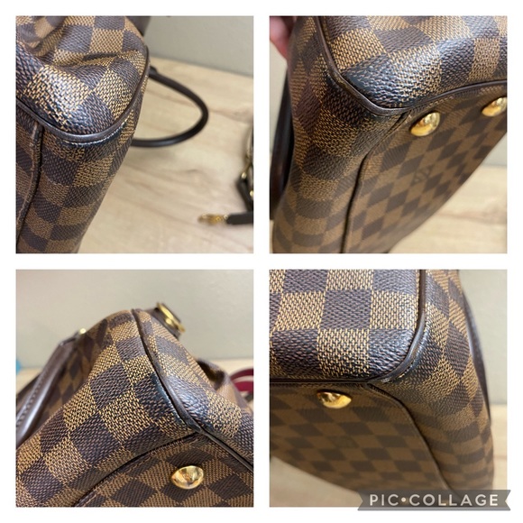 LOUIS VUITTON Damier Ebene Trevi PM w/LV Strap - Picture 10 of 14
